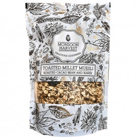 Monsoon Harvest Toasted Millet Muesli, Roasted Cacao Bean And Raisin  Pack  250 grams