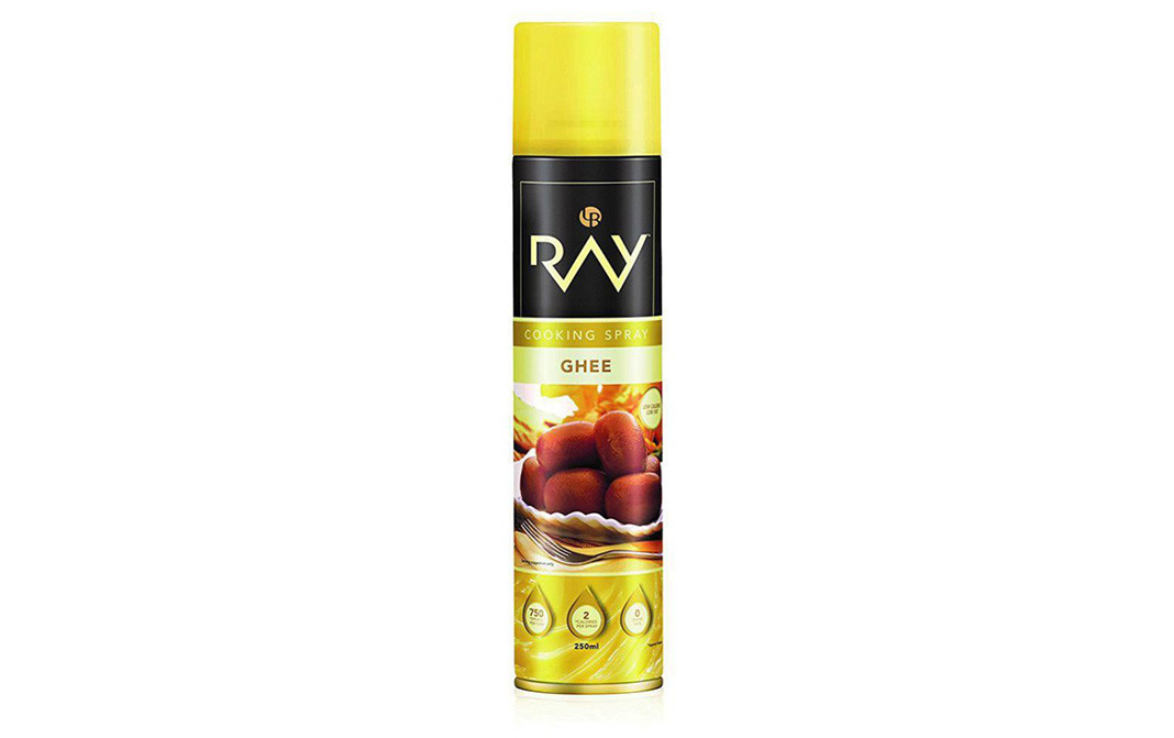 Ray Cooking Spray Ghee    Tin  250 millilitre