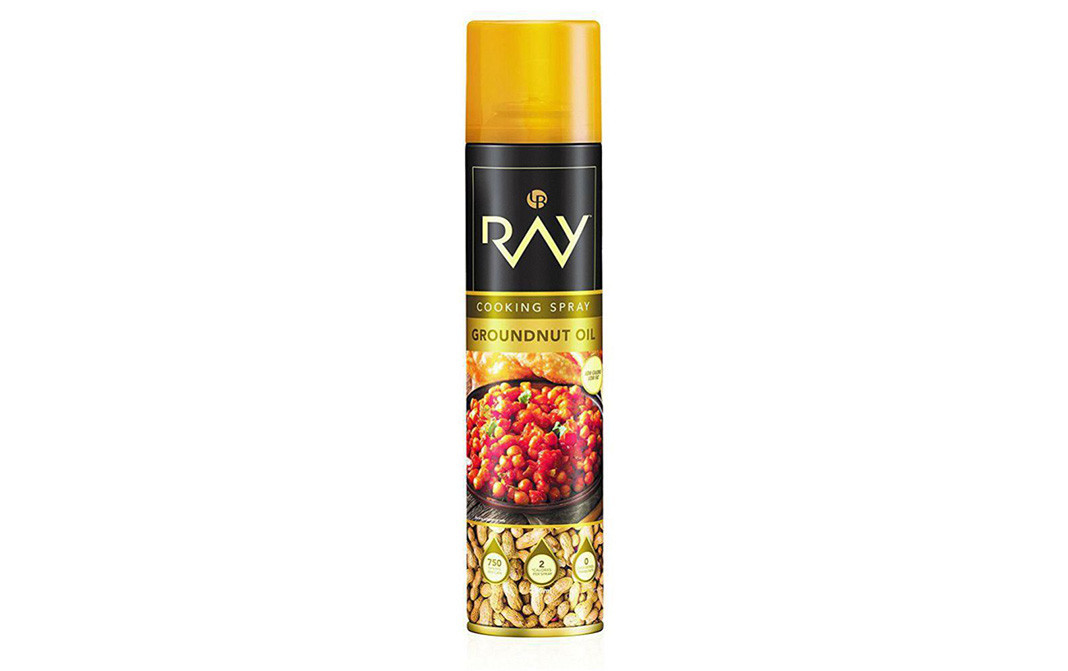 Ray Cooking Spray Groundnut Oil    Tin  250 millilitre