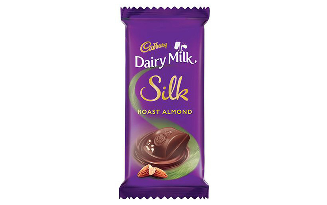 Cadbury Dairy Milk Silk Roast Almond Chocolate   Pack  55 grams