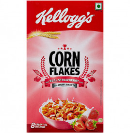 Kellogg's Corn Flakes with Real Strawberry Puree  Box  575 grams
