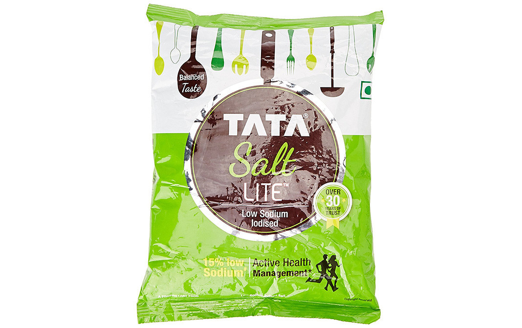 Tata Salt Lite (Low Sodium Iodised)   Pack  1 kilogram