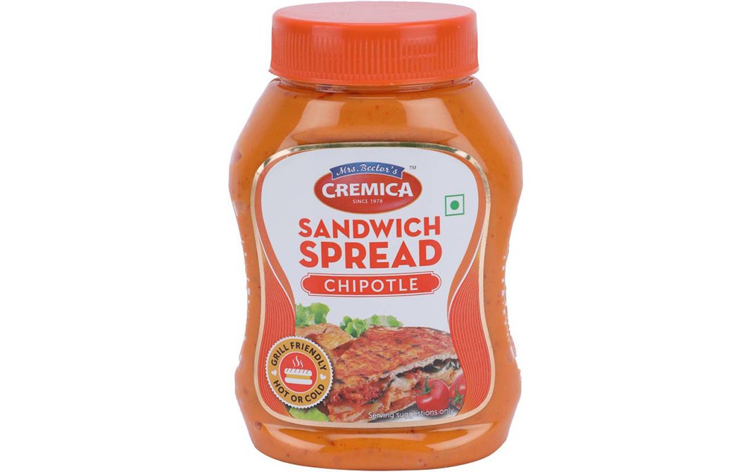 Cremica Sandwich Spread Chipotle    Plastic Jar  275 grams