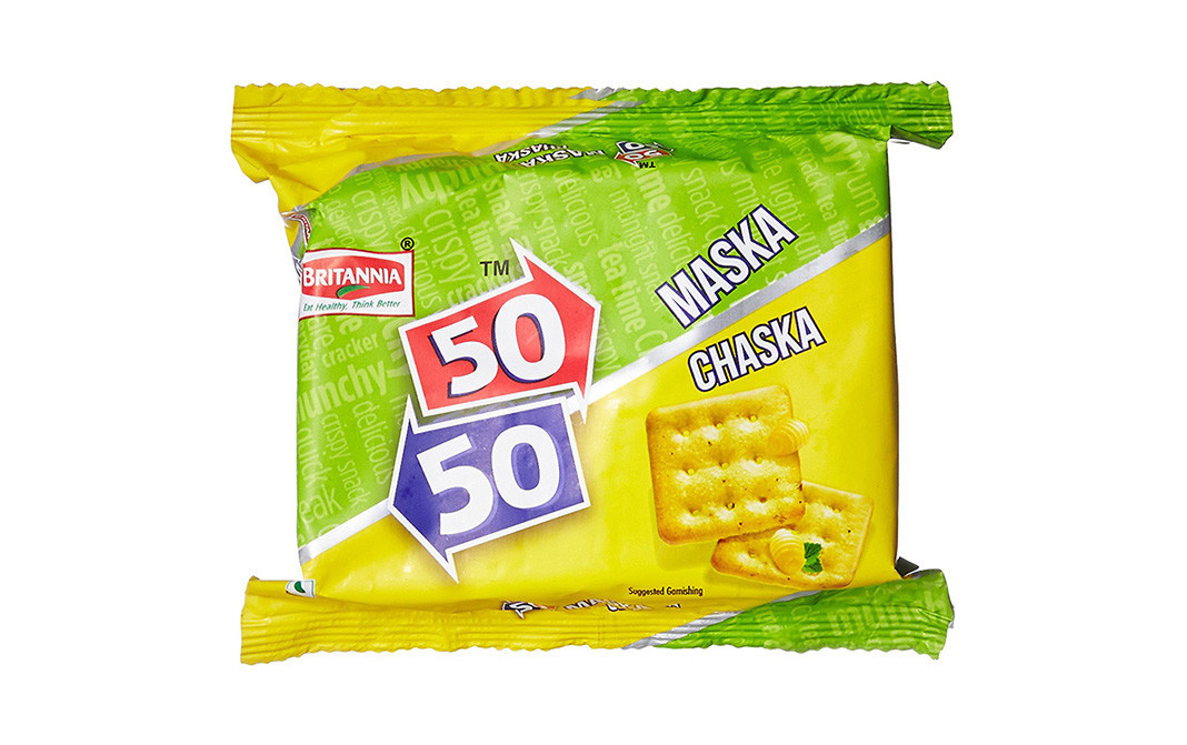 Britannia 50 50 Maska Chaska Pack 120 Grams Reviews Nutrition Ingredients Benefits Recipes Gotochef