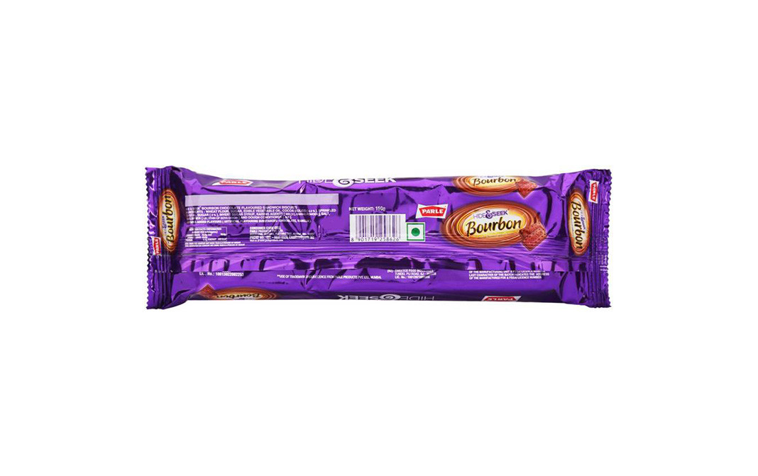 Parle Hide Seek Bourbon Chocolate Flavoured Sandwich Biscuits Pack 150 Grams Gotochef Parle Hide Seek Bourbon Chocolate Flavoured Sandwich Biscuits Pack 150 Grams Gotochef