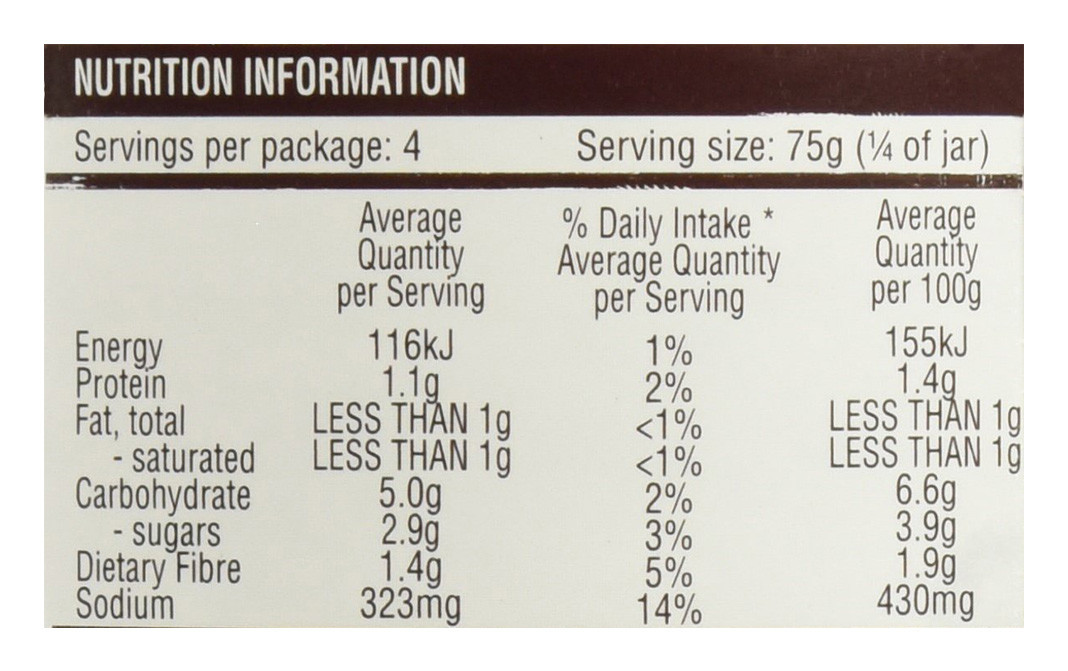 Old El Paso Mild Chunky Tomato Salsa Glass Jar 300 Grams Reviews Nutrition Ingredients Benefits Recipes Gotochef