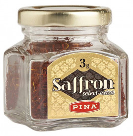 Pina Saffron   Glass Jar  3 grams