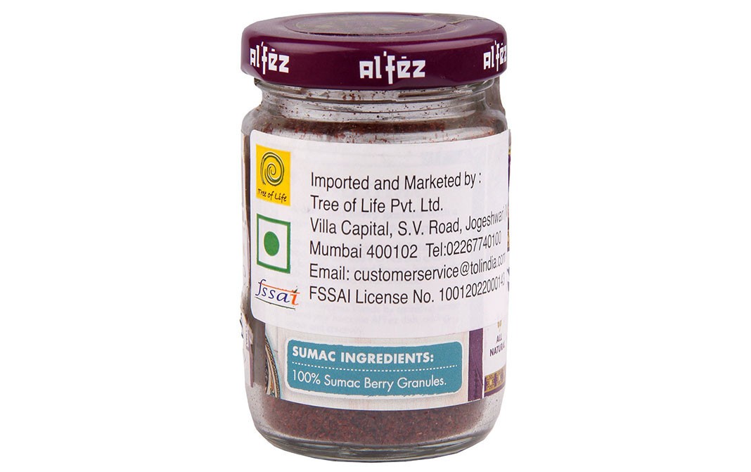 Al'fez Sumac Delicious Toppings for Salads & Kebabs   Glass Jar  38 grams