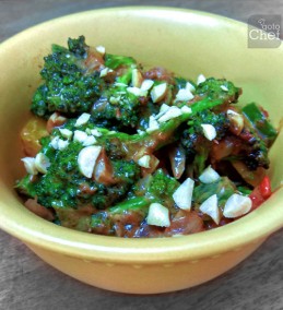 Stir Fried Broccoli In Peanut Sauce. Recipe