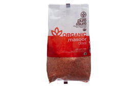 Pure & Sure Organic Masoor Daal   Pack  500 grams