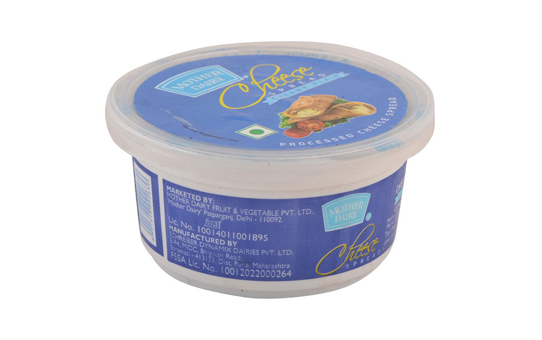 Mother Dairy Processed Cheese Spread, Creamy Plain   Tub  200 grams