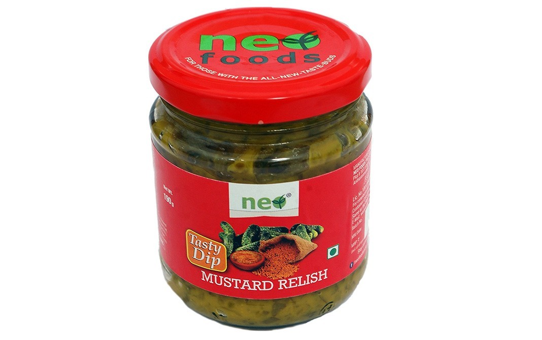 Neo Mustard Relish    Glass Jar  190 grams