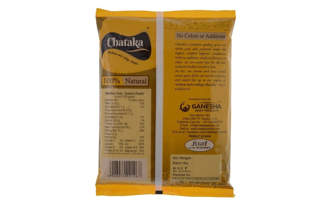 Chataka Haldi Powder    Pack  400 grams