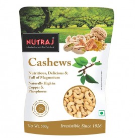 Nutraj Cashews   Pack  500 grams