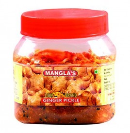 Lion Mangla's Ginger Pickle   Plastic Jar  500 grams