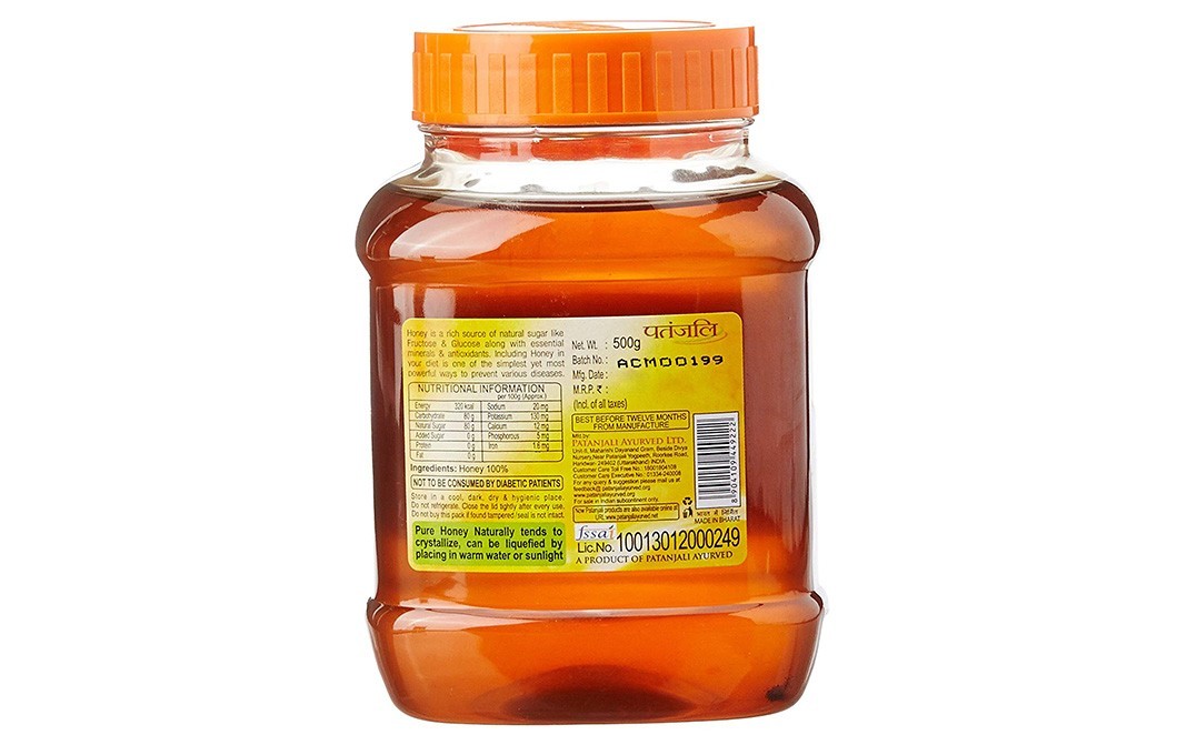 Patanjali Honey    Jar  500 grams
