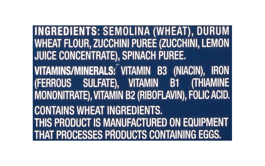 Barilla Veggie Rotini Box 340 grams - Reviews | Nutrition ...