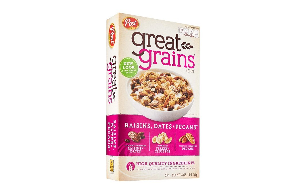 Post Great Grains Cereal (Raisins, Dates, Pecans) Box 453 grams - GoToChef