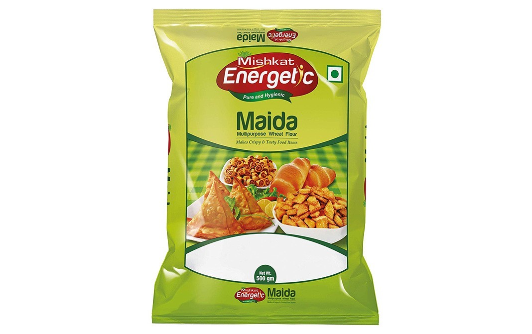 Mishkat Energetic Maida (Multipurpose Wheat Flour)   Pack  500 grams
