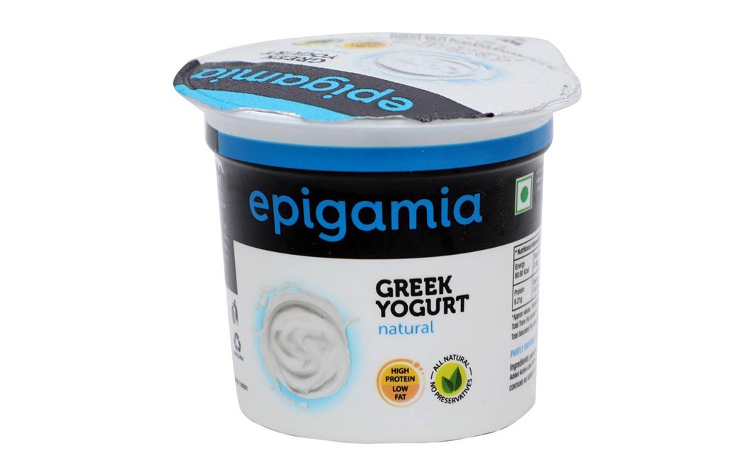 Epigamia Green Yogurt Natural Cup 90 Grams Gotochef