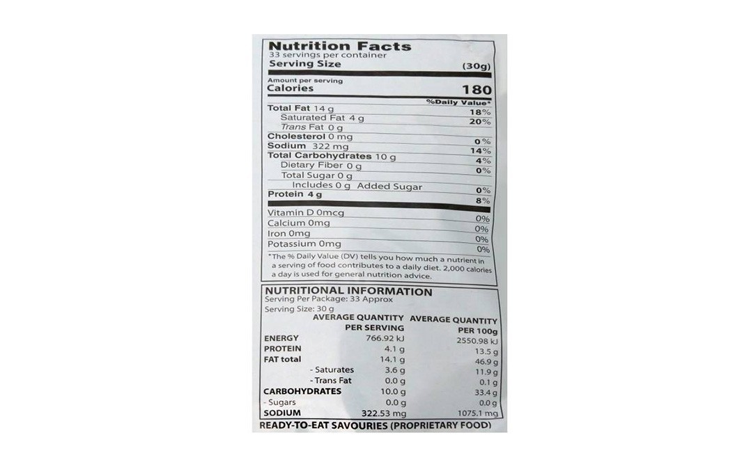 Bikano Bikaneri Bhujia Pack 1 kilogram - Reviews | Nutrition ...