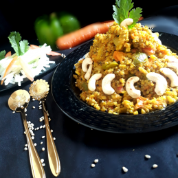 Stir Fry Bajra Khichdi Recipe