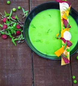 GREEN PEAS AND SPINACH SOUP RECIPE