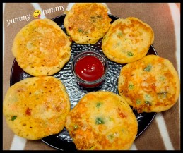 Veggie Rawa Pancake Recipe | Relish This Pancake With An Indian Twist As A Healthy Breakfast Option Recipe