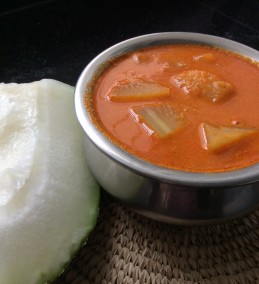 Ash gourd / boodukumbala / winter melon sambar Recipe