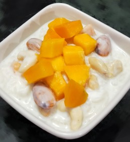 Sweet Curd Rice With Mango , Ramadan Special Recipe