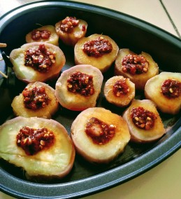 Chilli glazed tangy sweet potatoes Recipe