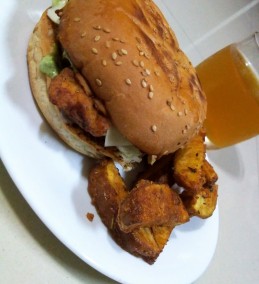 Fried Chicken Burger Recipe