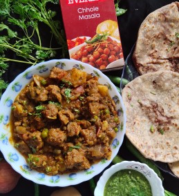 Soya Matar ki Sabji with Chole Masale Recipe