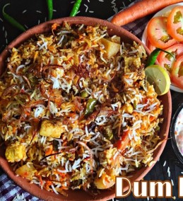 Hyderabadi Veg Dum Biriyani Recipe