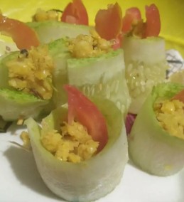 Cucumber Salad Rolls Recipe