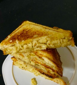White Sauce Macaroni Pasta Sandwich