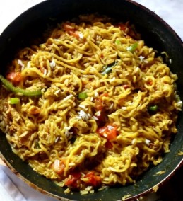 Noodles fried rice Recipe