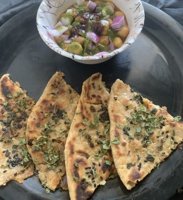 Amritsari aloo kulcha with Chole ( healthier) Recipe