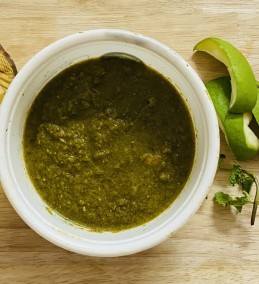 Raw Mango Green chutney Recipe