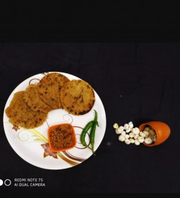 Poha and makhana paratha Recipe