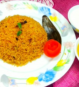 Brown rice Bhuga Chawal Recipe