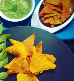 Makki nachos chips Recipe
