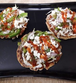 Healthy Bhakhri pizza Recipe