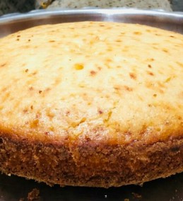 Wheat flour banana sponge cake Recipe