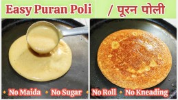 Unique Puran Poli Recipe With Liquid Batter Recipe