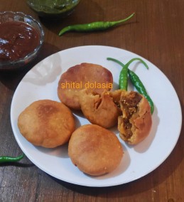 Sattu kachori with wheat flour Recipe