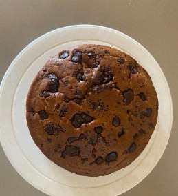 Butterscotch chocolate chunk cake Recipe