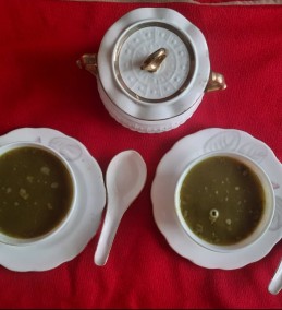 Chickpea and green peas soup Recipe