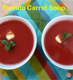 Easy tomato carrot soup recipe