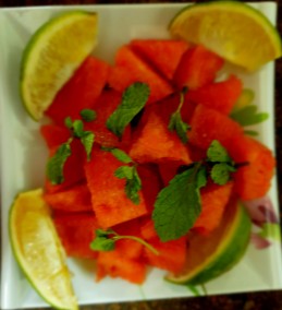 Watermelon mint salad Recipe